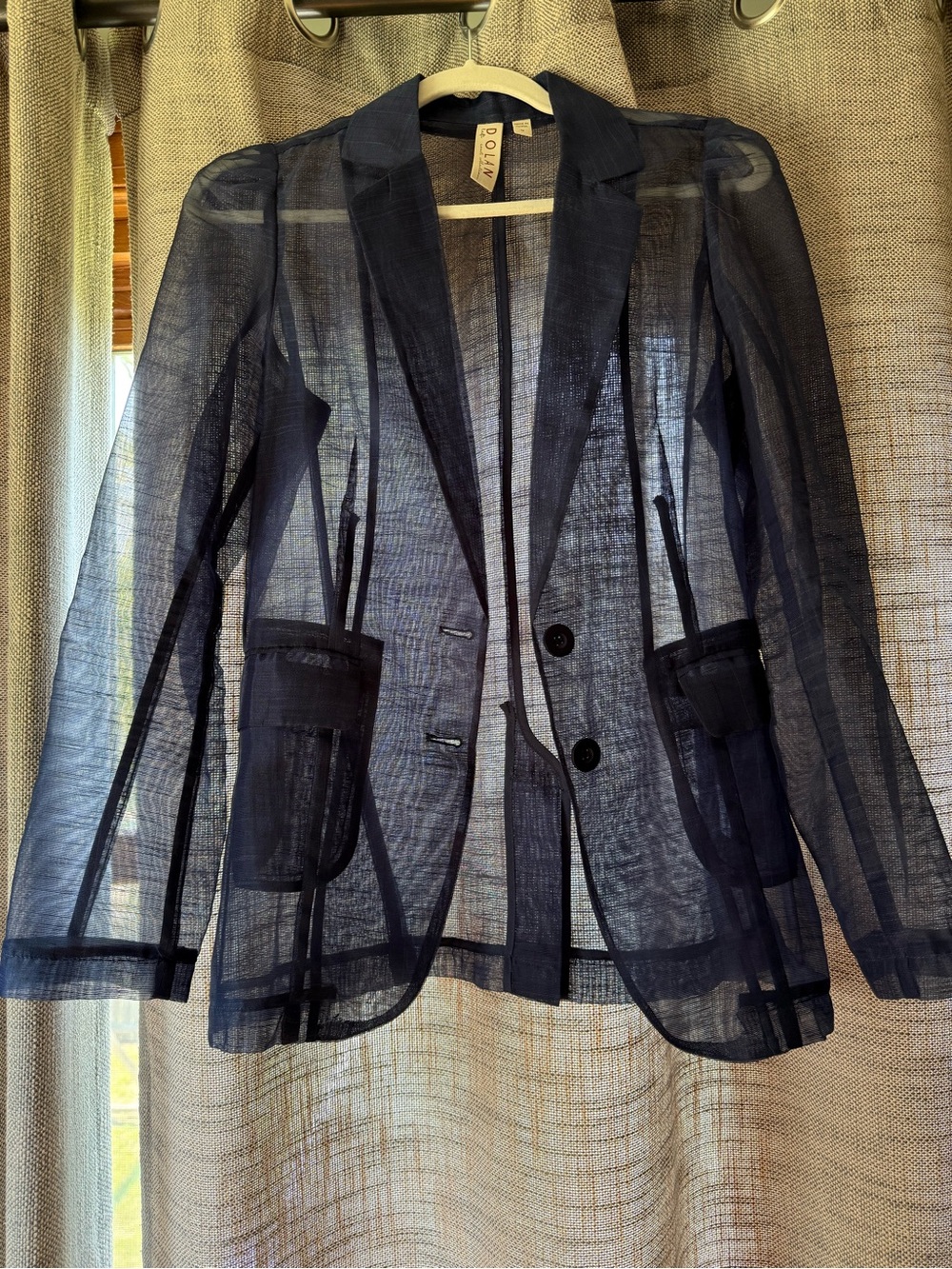 dolan Sheer Navy Blazer Jacket